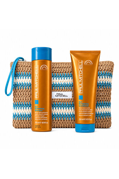 Paul Mitchell Sun Revitalizing Set με Shampoo 300ml, Conditioner 250ml & Νεσεσέρ
