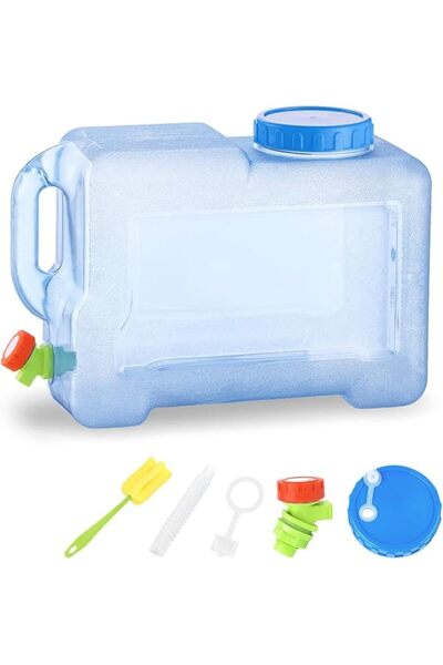 GENERAL 12L Plastic Water Container with Tap, Plastic Water Storage, Bpa Free...