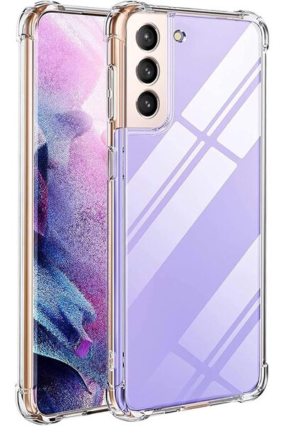 GENERAL Compatible with Samsung Galaxy S21 plus Case Cover Clear TPU Case Sho...