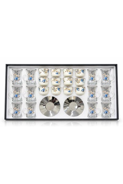 laverahome Ultimate Hospitality Set – Blue Rose Elegance and Exquisite Presentation