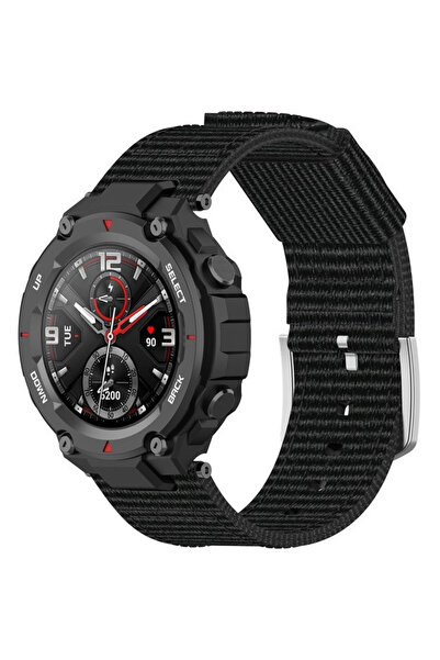 XGSM Curea de nailon Welling pentru Amazfit T-Rex - Negru