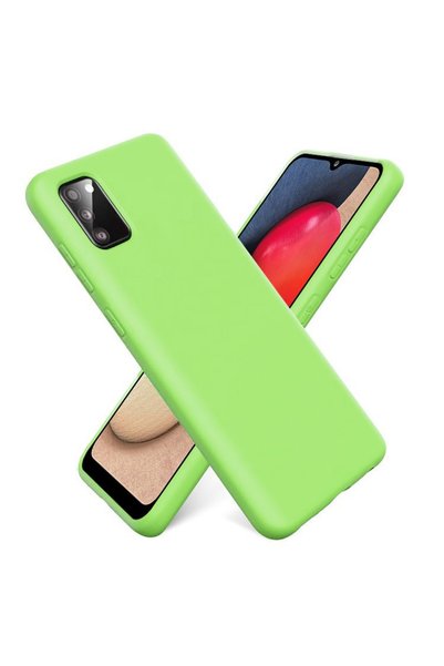 ERBORD Husă pentru Samsung Galaxy A02s, Silicon Lite, verde deschis