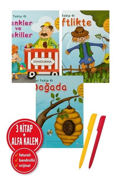 Net Çocuk Yayınları Alfa Kalem+</DNTCTMS>  Follow Me in Nature+ Beni Takip Et...