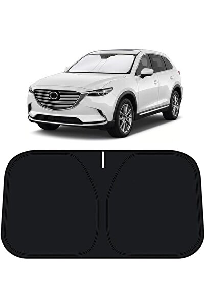 Generic Car Windshield Sunshade Compatible with Mazda CX-9 2017-2026 | Foldab...
