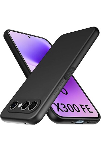 GENERAL غطاء سيليكون سائل متوافق مع هاتف Vivo X300 FE 5G، بطانة داخلية ناعمة ...