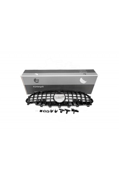 ESEN SKV Gril radiator GTR, negru lucios, Mercedes CLS (W257, 2019-prezent) A...