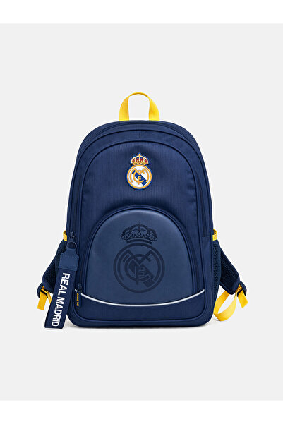 LC Waikiki Lcw Accessories Navy Blue Printed Boy's Backpack with Nevavm Diffe...