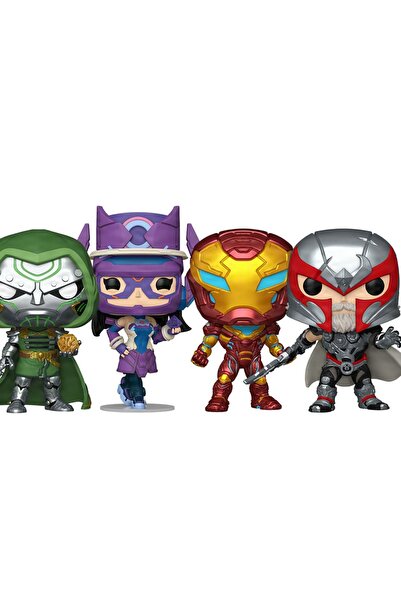 Funko بوب! مجموعة شخصيات فينيل قابلة للجمع من جيمز مارفل ريفالز، مكونة من 4 قطع