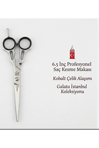 saç kesim makas 6.5 ınc profesyonel paslamzan cobalt Çelik