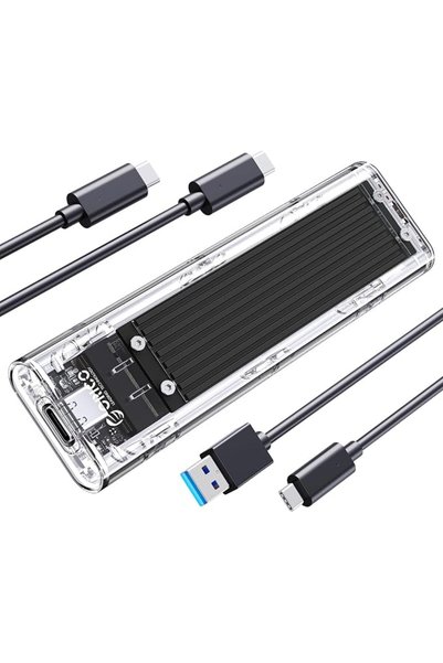 Orico علبة M.2 NVMe SSD، USB 3.2 Gen 2 (10 جيجابت في الثانية)، محول قرص صلب خ...
