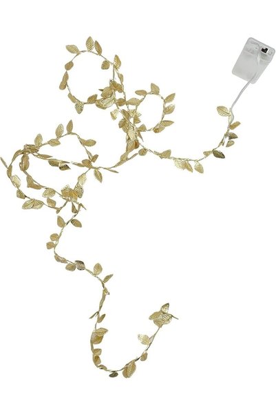 AZONEE مجموعة من 2 سلسلة أضواء ذهبية (2 متر، 20 LED)، أضواء بيضاء دافئة، تعمل...
