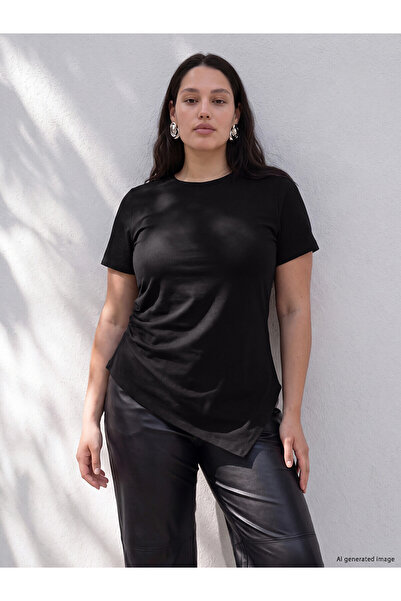 LC Waikiki Alita City with a Difference in Color, Lcw Curve Black Plain Oval ...