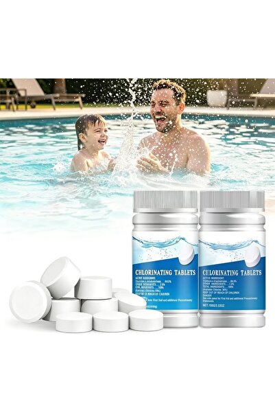 GENERAL 2X Swimming Pool Cleaning Discs 100g Floating Pool Cleaner Tablets 2 ...