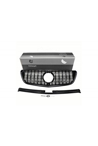 ESEN SKV Gril radiator Mercedes GTR, negru lucios, Vito (W447, 2016-2019) A44...