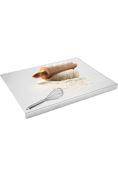 Generic Stainless Steel Chopping Board, 40x30x2CM Stainless Steel Cutting Boa...