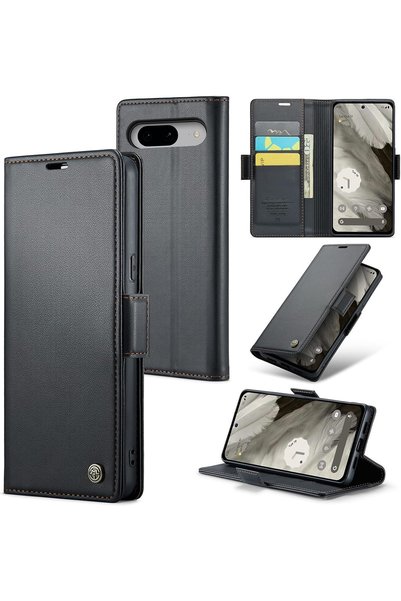 Generic for iPhone 15 Flip Case, PU Leather Wallet Cover with RFID Blocking, ...
