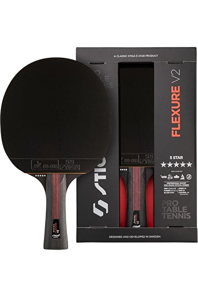 STIGA Flexure V2 Table Tennis Bat - 5 Star Table Tennis Wood ITTF Approved ST...
