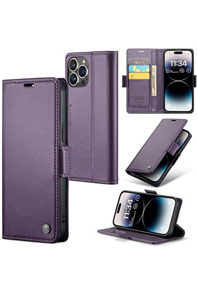 Generic for iPhone 15 Flip Case, PU Leather Wallet Cover with RFID Blocking, ...