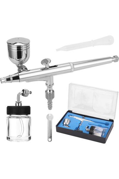 Generic OUNA Airbrush Kit,Professional T134 Airbrush Set for Model Making Art...