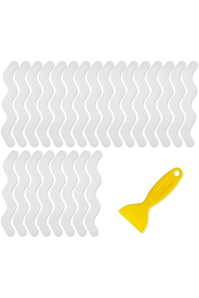 Generic Bukela Anti Slip Shower Stickers 24PCS Non Slip Bathtub Safety Adhesi...