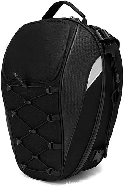 Generic Dual Use Waterproof Helmet Bag Motorcycle Tail Bag 30L-40L Tool Box R...