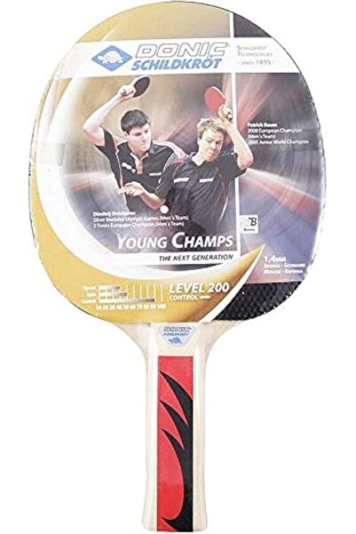 DONIC Schildkrot Young Champs 200 Table Tennis Bat 270226 One Size, Multi Color