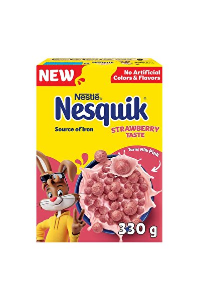 Nestle Nesquik Strawberry Breakfast Cereal 330 g