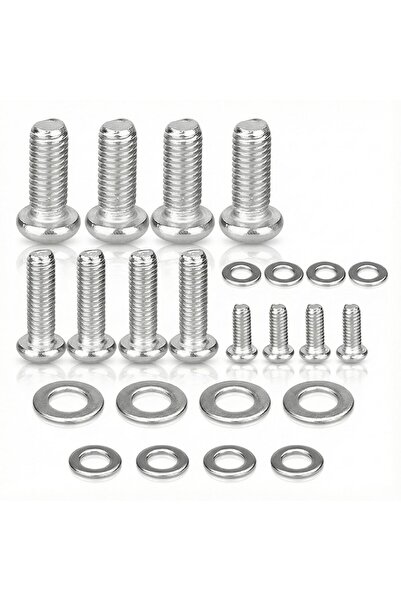 Generic 24 Pack Universal TV Mounting Hardware Kit, M4/M6/M8 VESA Screws, Sta...