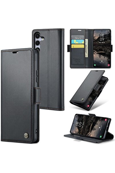 Generic for iPhone 15 Flip Case, PU Leather Wallet Cover with RFID Blocking, ...
