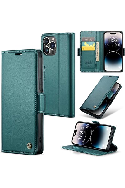 Generic for iPhone 15 Flip Case, PU Leather Wallet Cover with RFID Blocking, ...