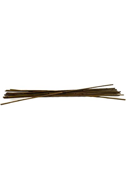 Generic 10 أعمدة خيزران طبيعية سميكة بطول 120 سم لدعم النباتات والزهور والنبا...