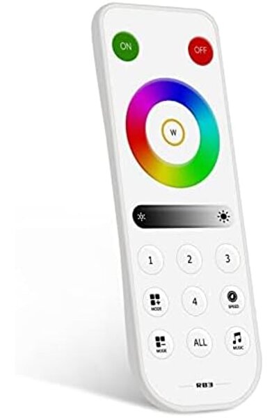 TERRIFI RB3 2.4G Wireless Touch RF Remote -for PWM & SPI RGB/RGBW LED–4 Zone ...