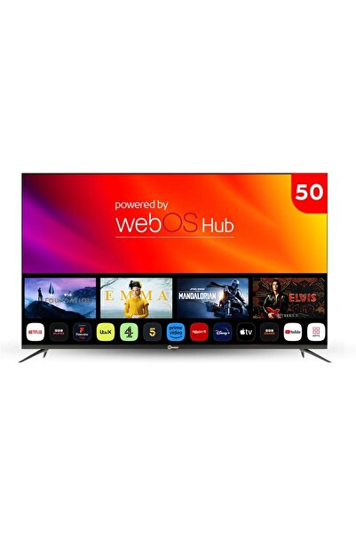 Generic تلفزيون دانسات DTD50UWS الذكي بنظام WebOS بدقة 4K فائقة الوضوح، حجم ا...