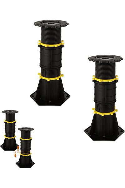 Generic KASTWAVE 2PCS Adjustable Height Metal Support Legs, 7.8-13 Inch Heavy...
