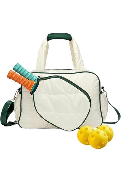 TERRIFI Tennis Racket Bag with Adjustable Crossbody Strap Lightweight Shockpr...