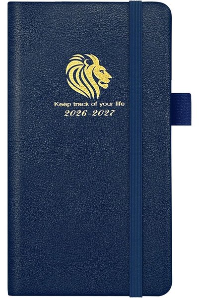 Generic مخطط جيب أسبوعي وشهري 2026-2027، تقويم لمدة 18 شهرًا، يناير 2026 - يو...