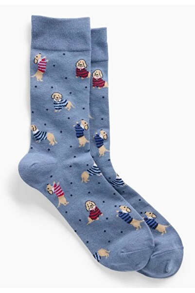 GAP Desenli Unisex Çorap LACİVERT