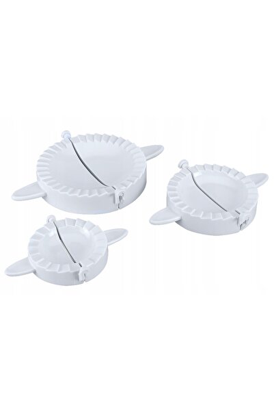 Metaltex Set de 3 forme pentru găluște și ravioli, Rezistent, Formă pentru prepararea găluștelor, Plastic, Alb