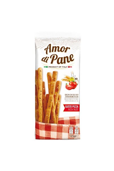Amor di Pane Set 5 x Grisine cu Gust de Pizza, Amor di Pane, 125 g
