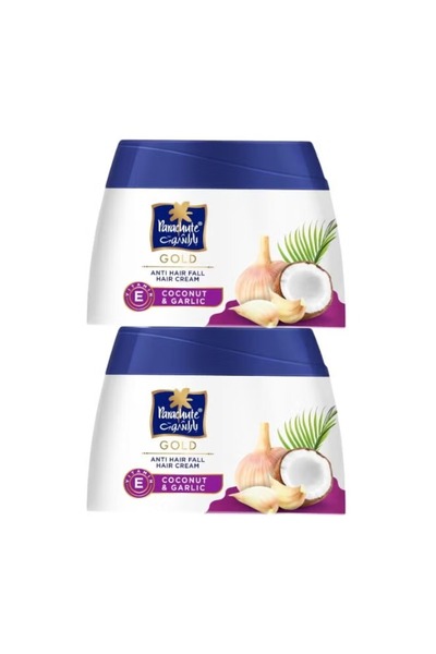 Parachute Gold Coconut & Garlic Anti-Hair Fall Hair Cream 140ml X 2Pcs