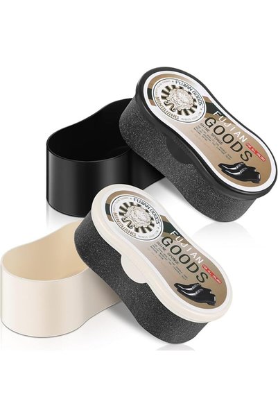KASTWAVE Express Shoe Shine Sponge, Instant Shoe Shiner, Instant Gloss Shoe P...