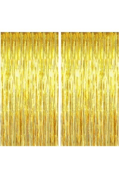 Generic Brain Giggles Metallic Foil Curtain For Birthday Party Decoration Fri...