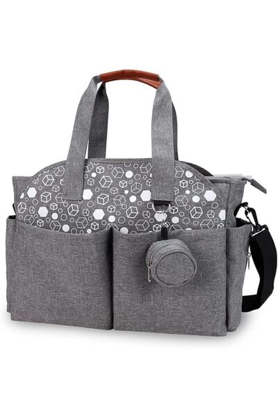 Aputue Diaper Bag Tote, Baby Diaper Bag with Pacifier Case Changing Station, ...