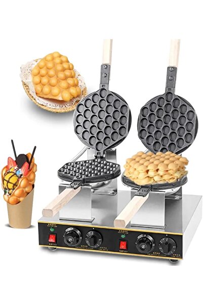 Generic ماكينة صنع الوافل التجاري من FMQSHOP، ماكينة صنع الوافل المزدوجة الرأ...