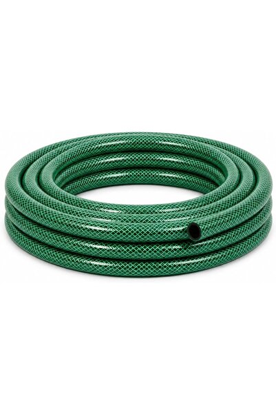 Generic Soft Braided 15meter PVC Tubing - 1/2" High Pressure Green Flexible 3...