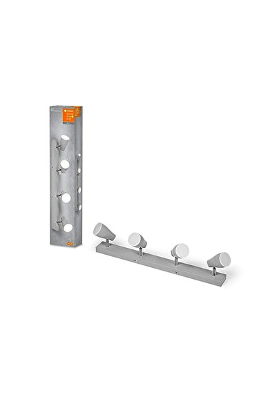 Ledvance Spoturi LED x 4 cu șină de montaj la suprafață, 600 mm, 17.2W, 840 l...