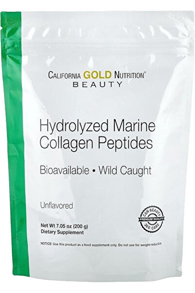 California Gold Nutrition , Hydrolyzed Marine Collagen Peptides, Unflavored, ...