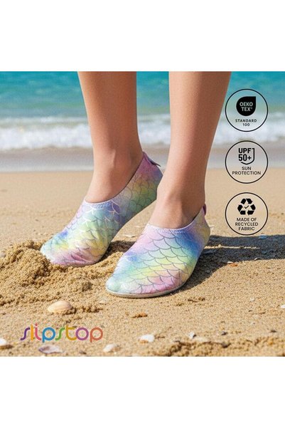 SLIPSTOP water shoes for Women and Men - Quick-Dry Aqua Pool Socks Beach Shoes - Barefoot Shoes for