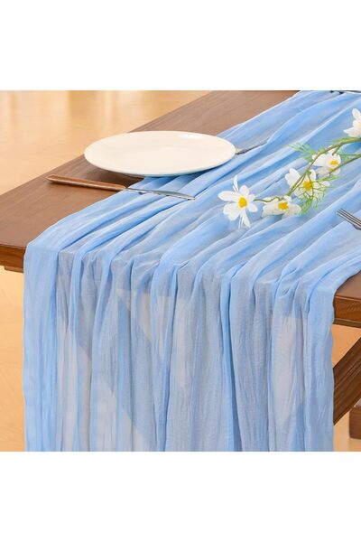 Generic Cheesecloth Table Runner Gauze Rustic Cheese Cloth Spring Table Runne...