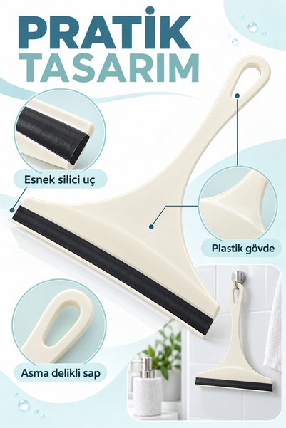 Tosima Çok Amaçlı Cam Ayna Duşakabin Temizlik Sileceği Banyo ve Mutfak Su Çekçek